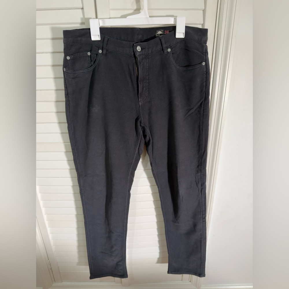 Faherty Stretch 5 Pocket Pants - Black